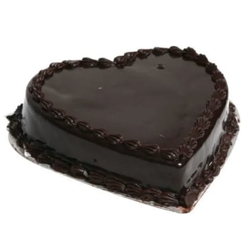 4-5 Kişilik Çikolatalı Kalp Şeklinde Yaş Pasta - Özel Yapım Adana pasta