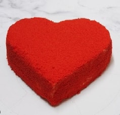 6-9 Kişilik Kırmızı Kalp Özel Yapım Kutlama Pastası Adana pasta