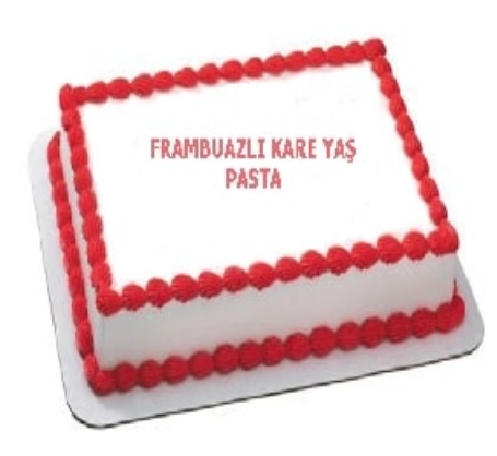 Özel Etkinlikler İçin 30 Kişilik Frambuazlı Yaş Pasta Adana pasta