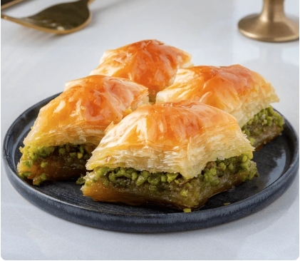 Taze 500 Gr Fıstıklı Şerbetli Baklava Adana pasta